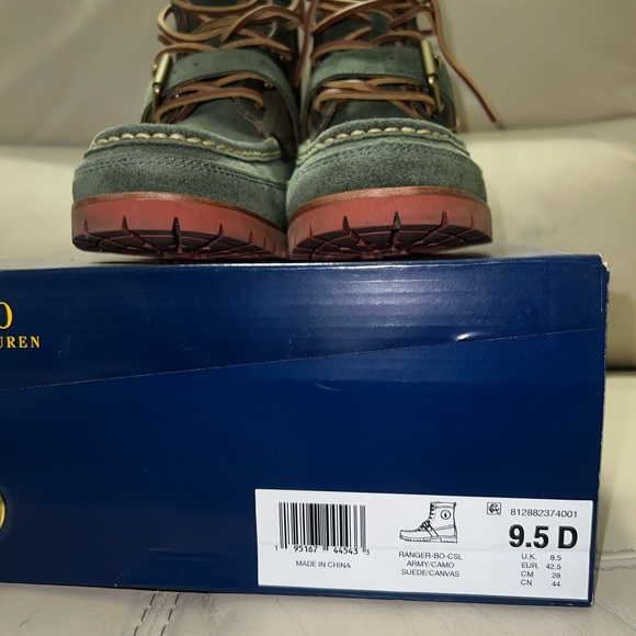 COPY - Authentic men’s, designer, camouflage, Ralph, Lauren, ranger boots - Picture 4 of 7